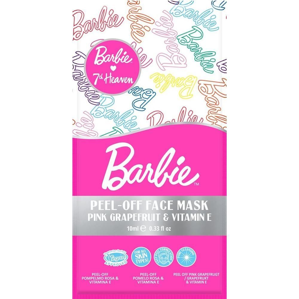 7th Heaven Barbie Peel-Off Maske mit Pink Grapefruit & Vitamin E.
