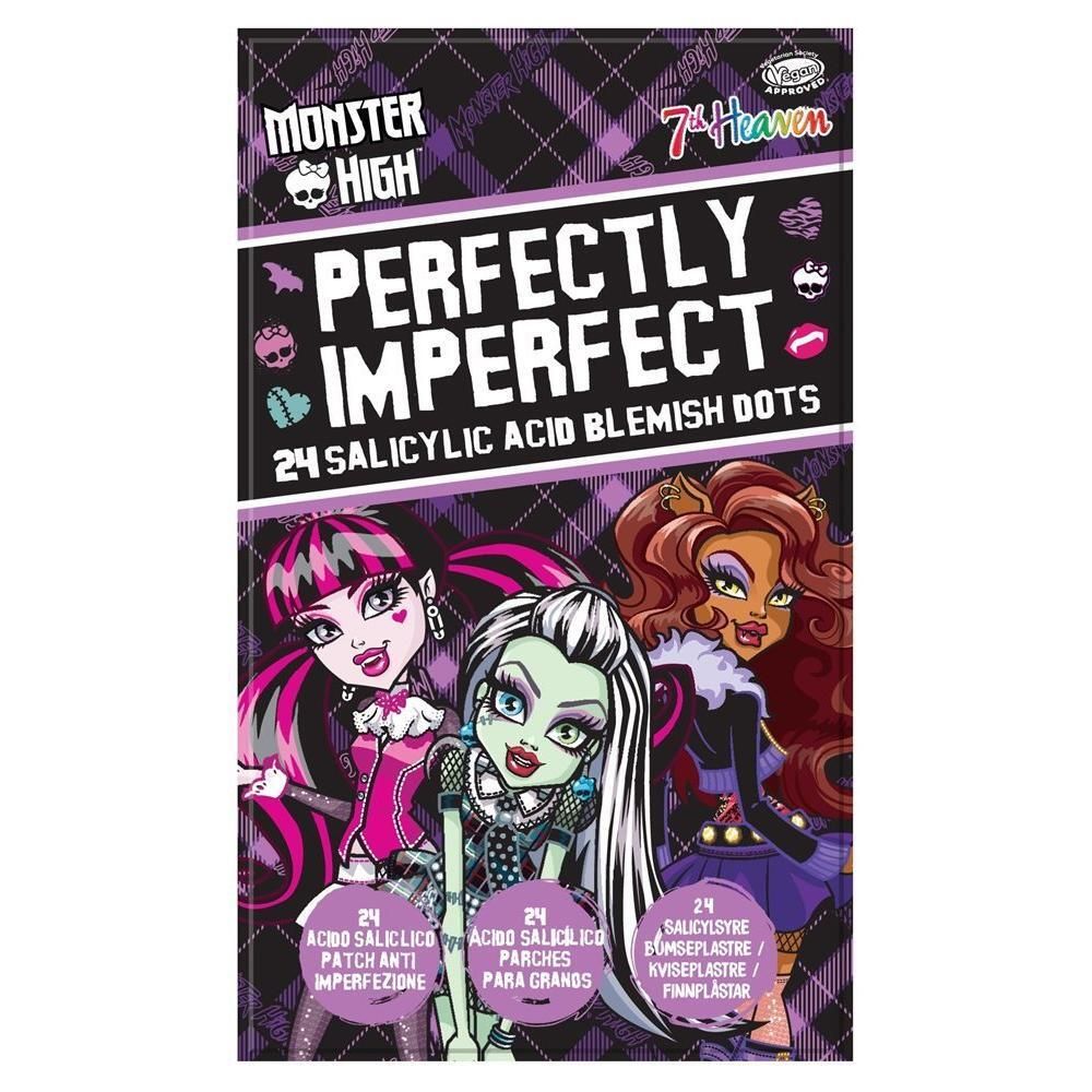 Verpackung mit 24 Blemish Dots, inspiriert von Monster High, mit Salicylsäure.
