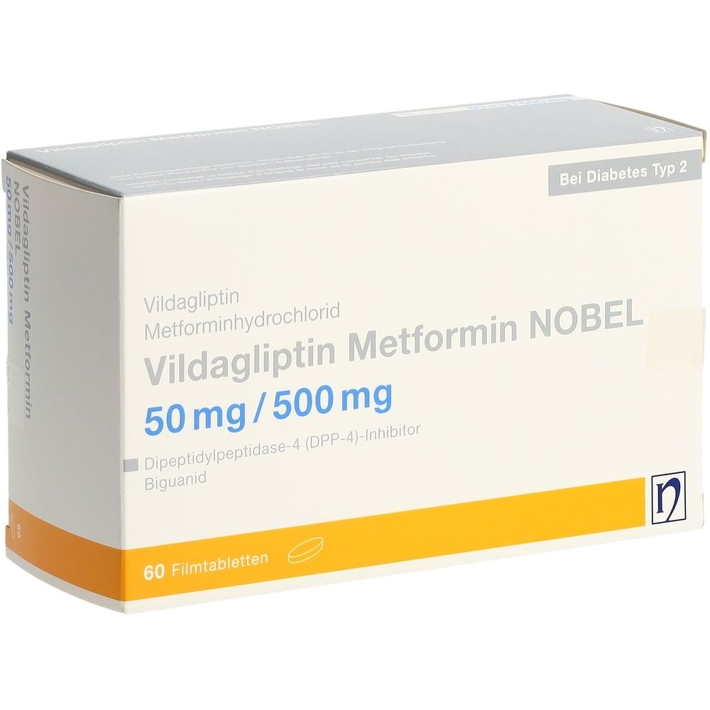 VILDAGLIPTIN Metformin NOBEL 50/500 mg SDO