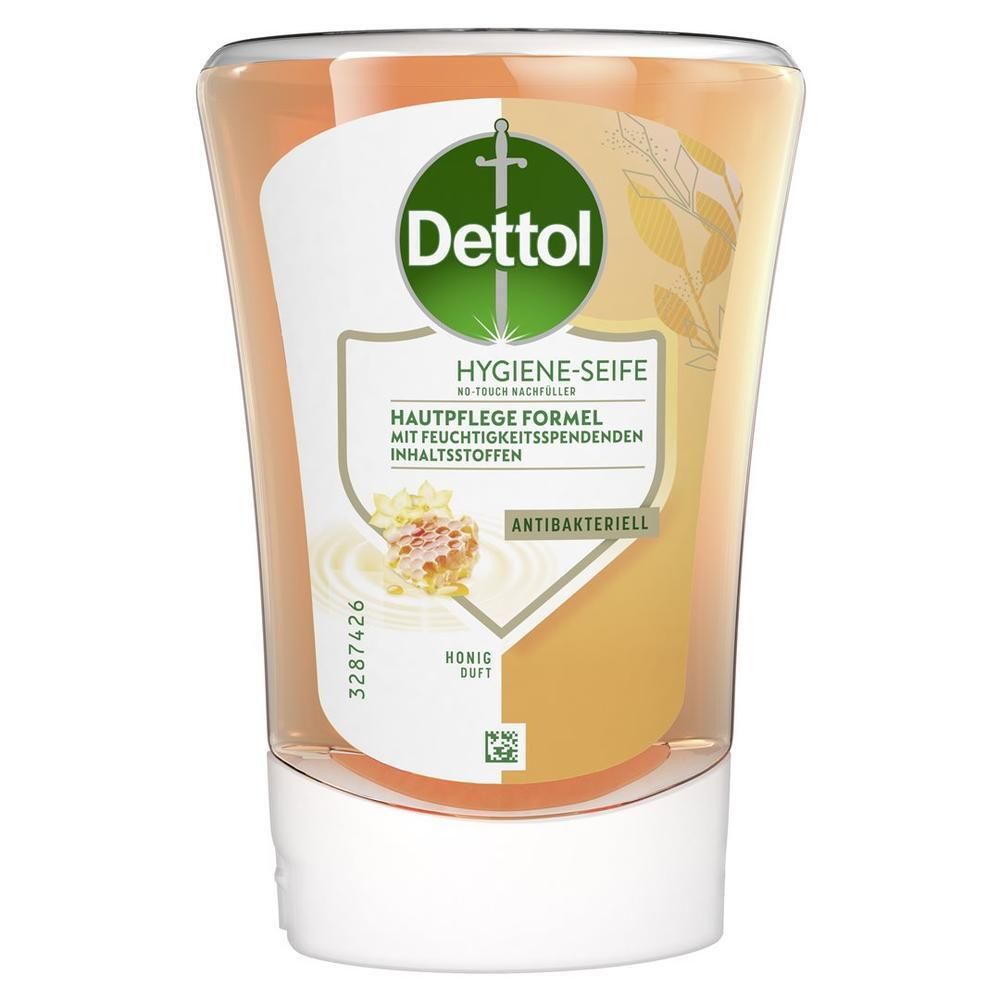 Dettol Hygiene-Seife Nachfüllpackung mit Honigduft. Antibakteriell.