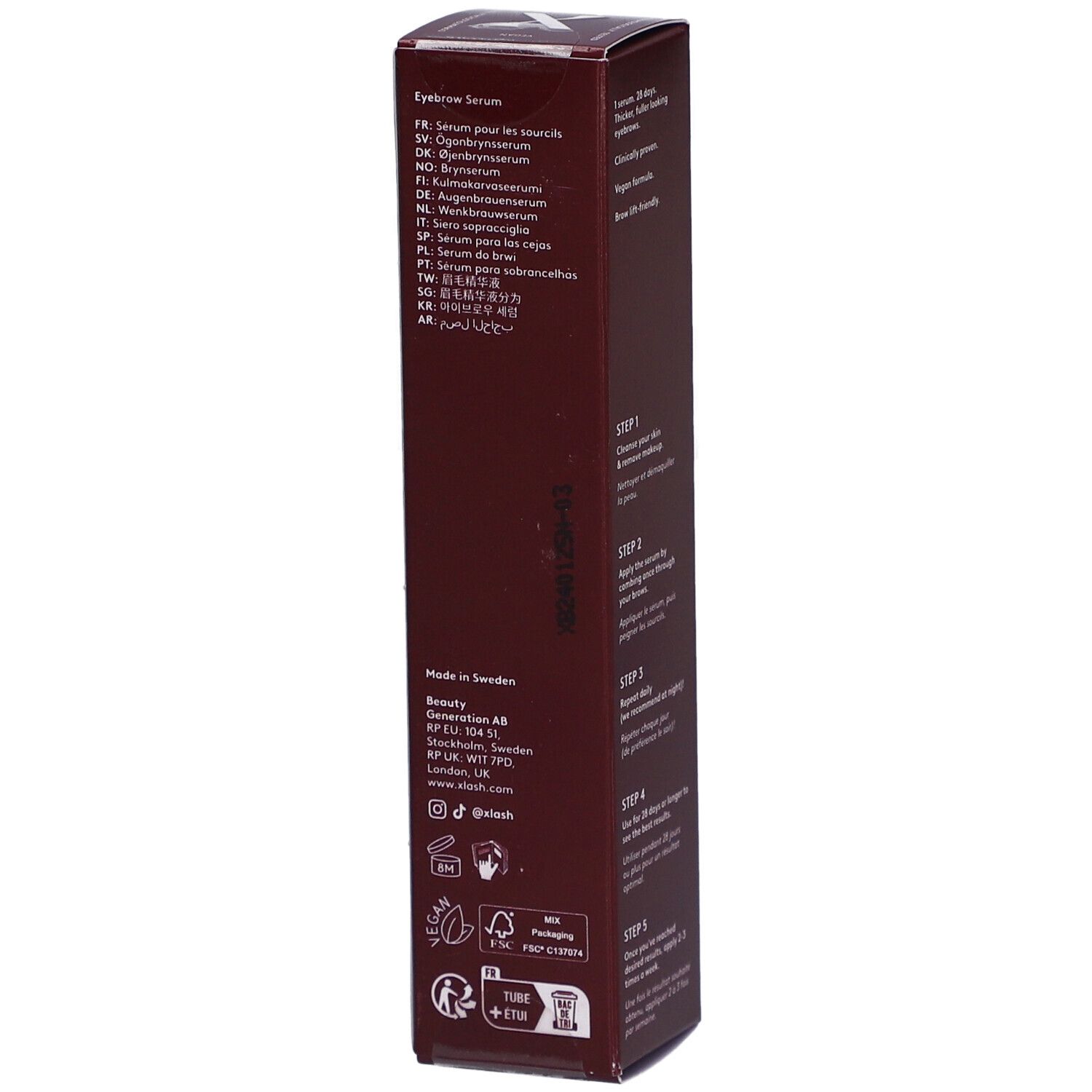 Xlash Xbrow Sérum sourcils
