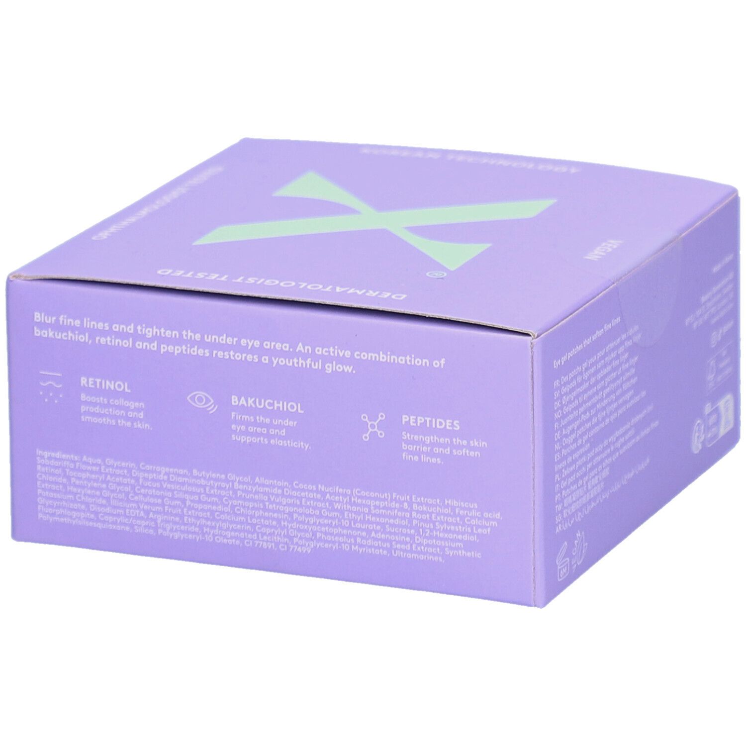 Xlash Super Youth Retinols Patchs Gel yeux pour atténuer les ridules