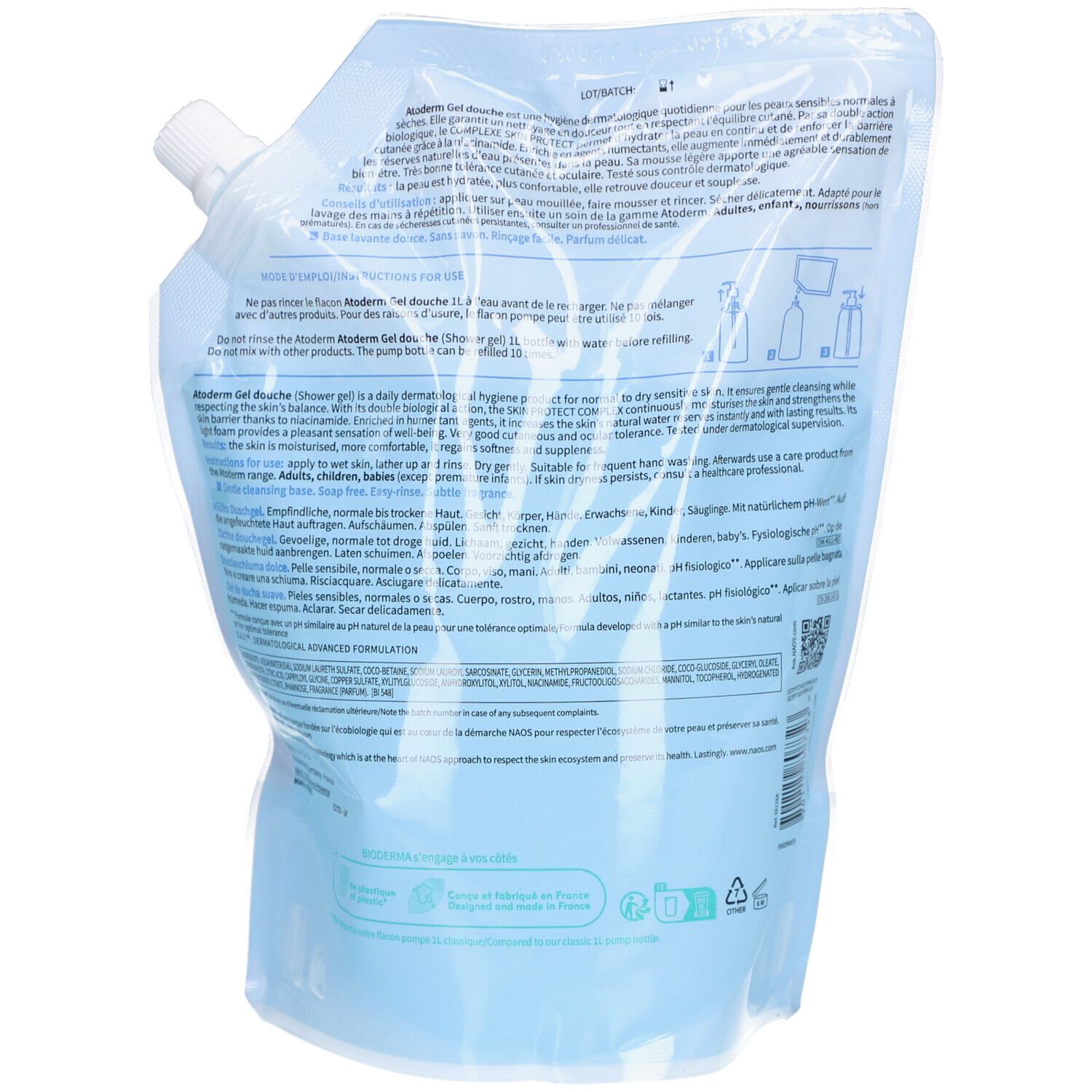 Bioderma Atoderm Gel Douche Eco-recharge