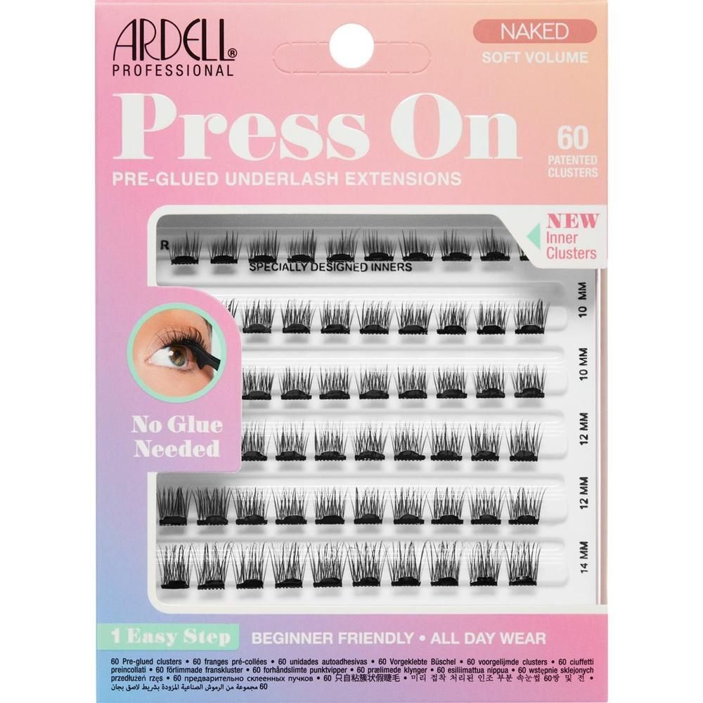 Ardell Press On Naked Soft Volume Unterlaschen-Extensions, 60 Stück.