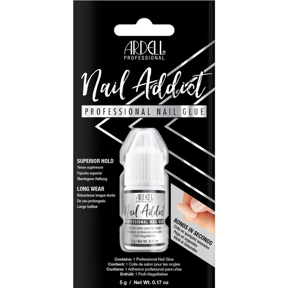Ardell Nail Addict Professional Nail Glue: 5g Flasche mit Applikator. Starker Halt und langer Halt.