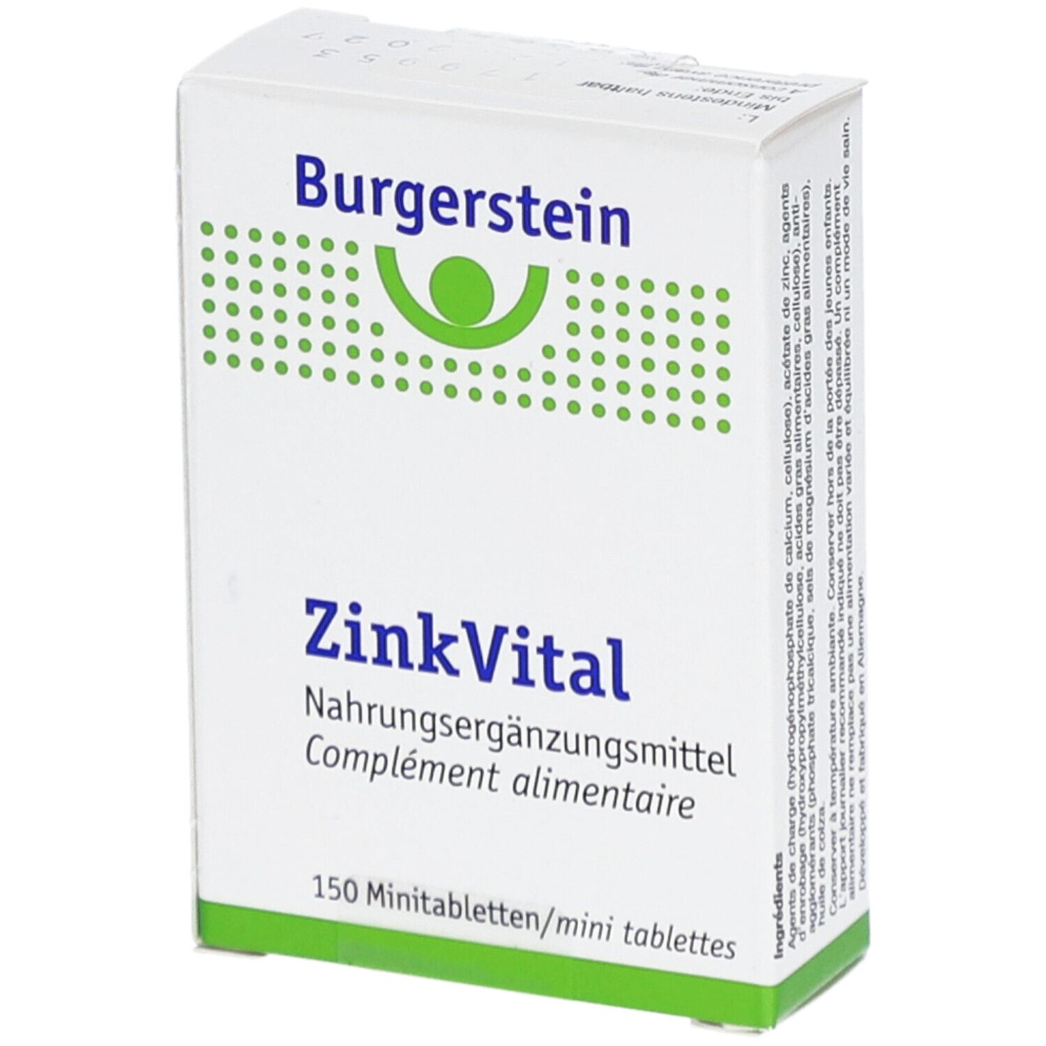 BURGERSTEIN ZinkVital 5 mg Zink