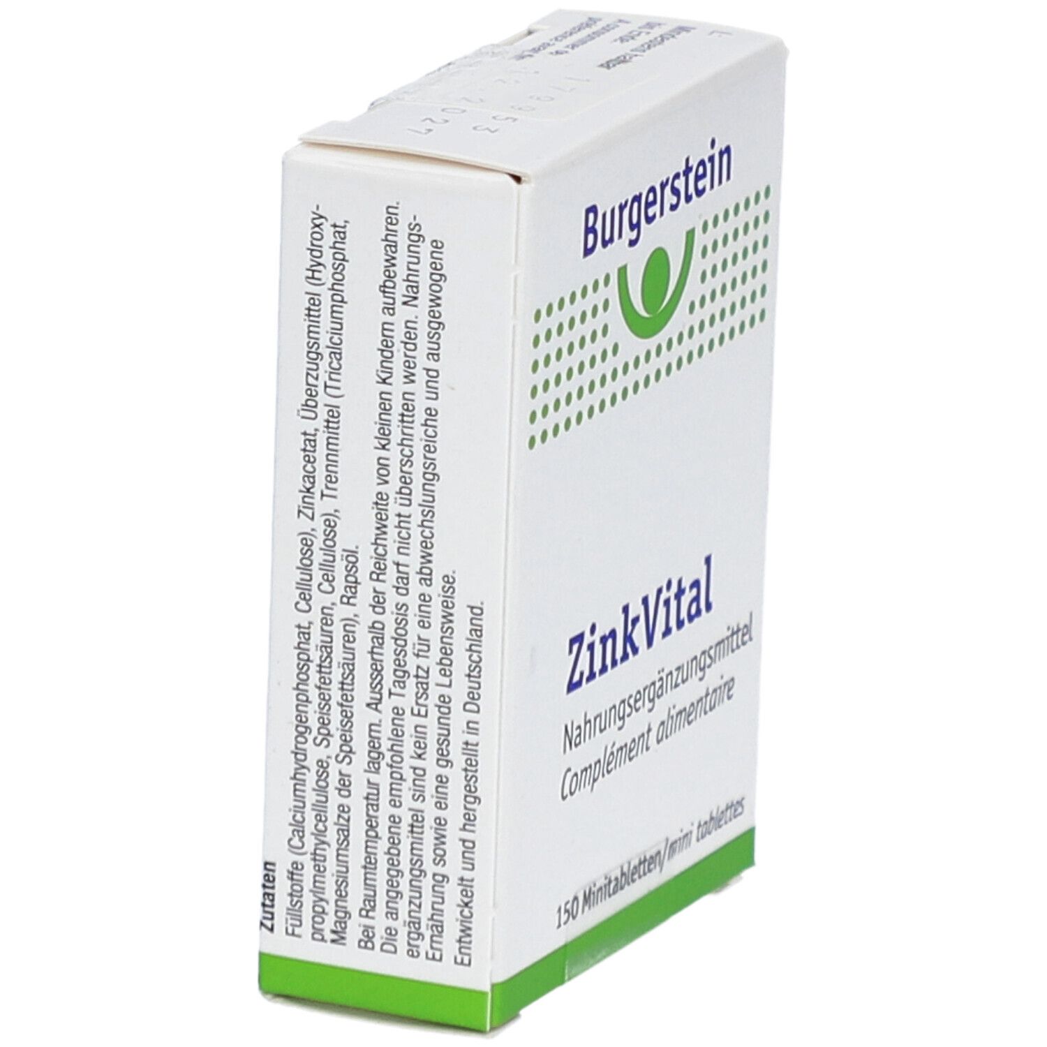BURGERSTEIN ZinkVital 5 mg Zink