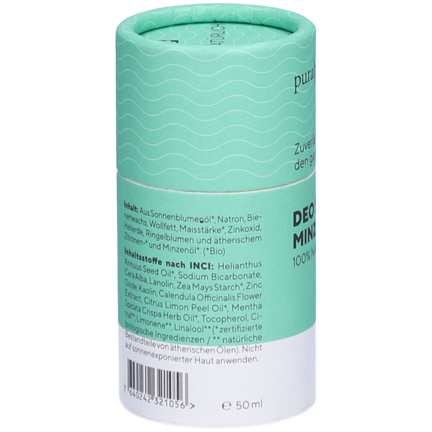 PURALPINA Stick Déodorant Menthe