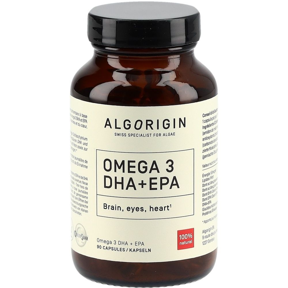 ALGORIGIN Omega 3 DHA + EPA à base d'algues