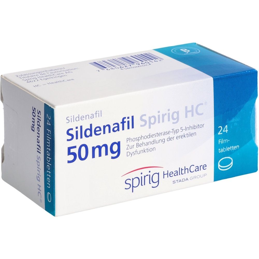 SILDENAFIL Spirig HC Filmtabl 50 mg 24 Stk