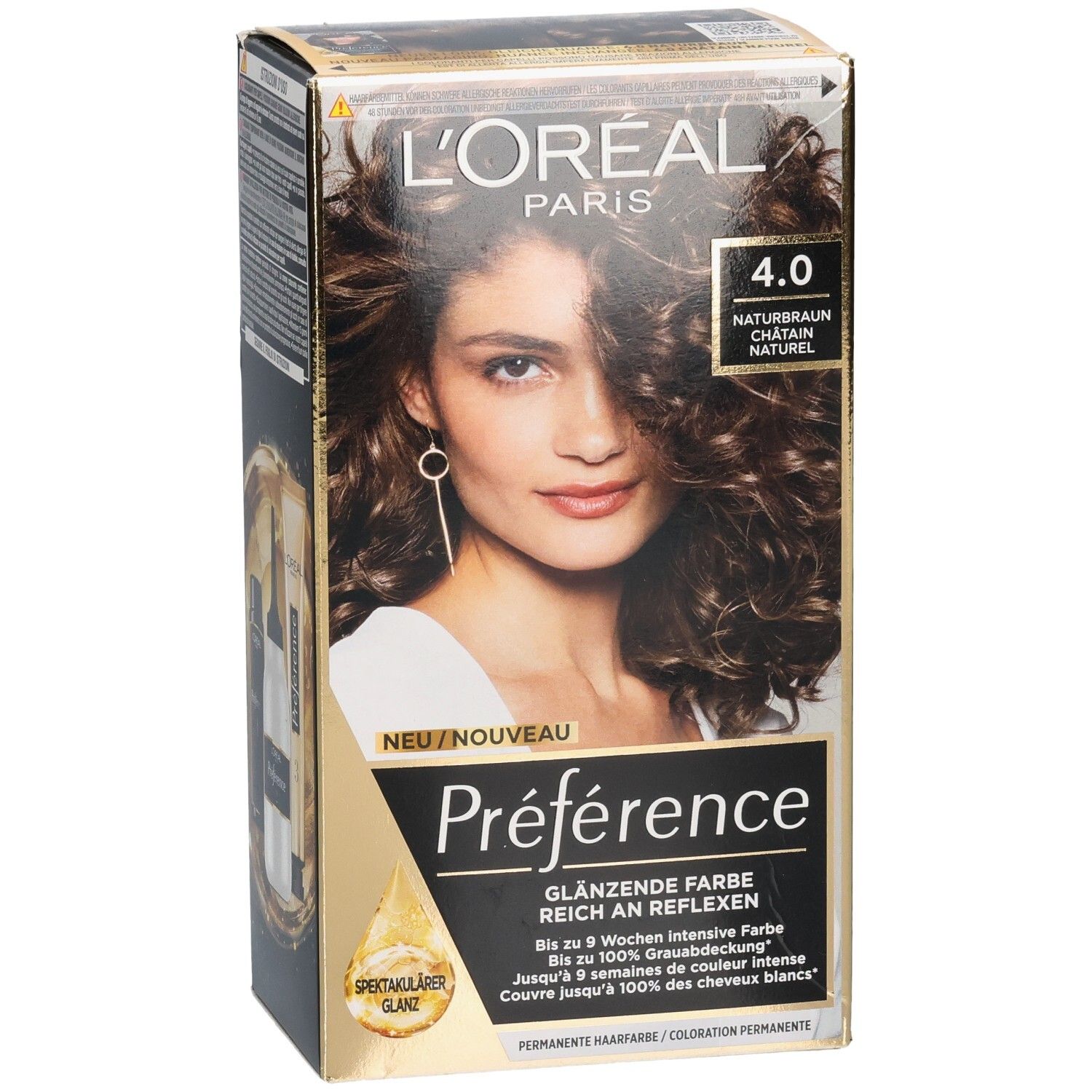 L'Oréal Paris Préférence 4.0 Natur Braun Haarfarbe.