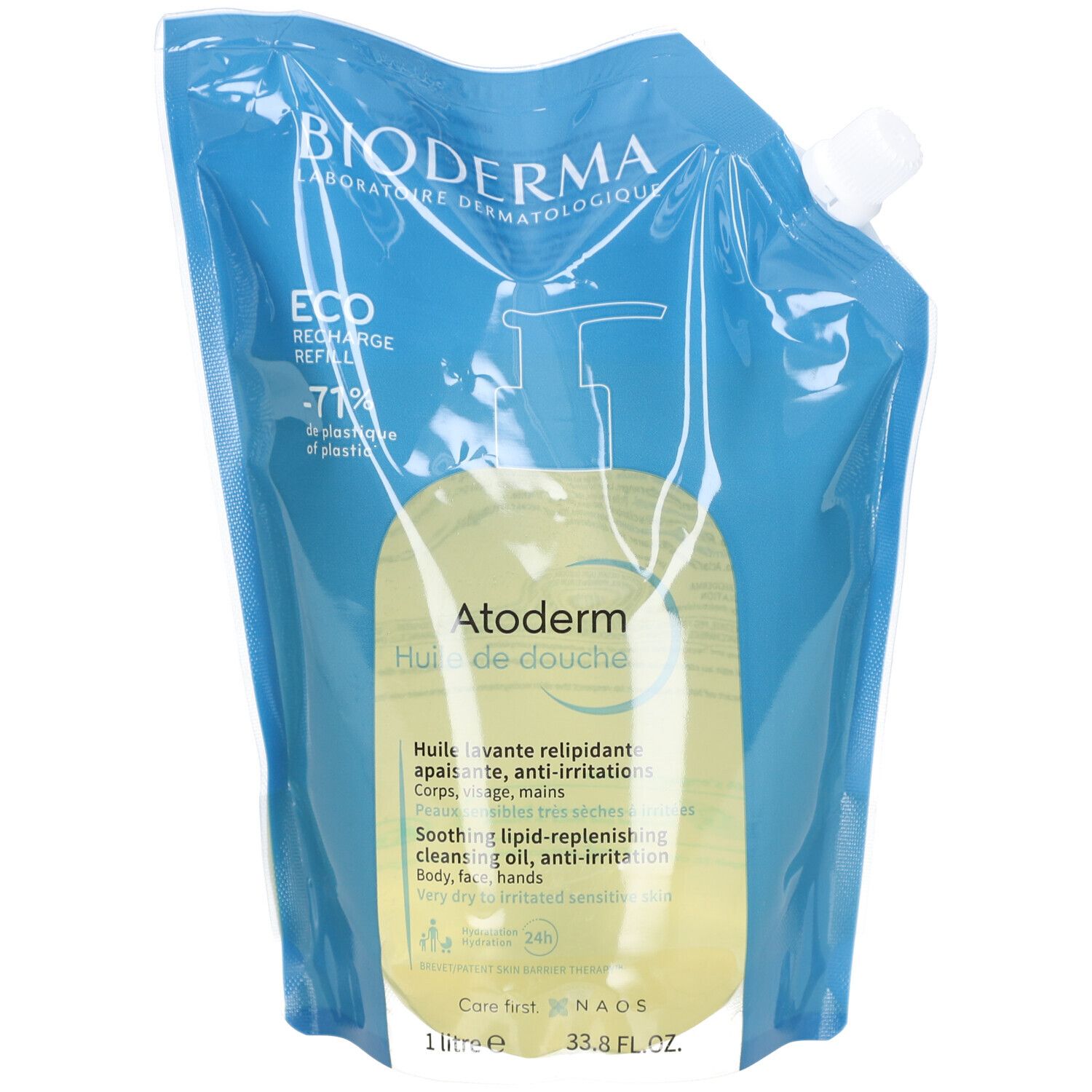 Bioderm Atoderm Huile de Douche Eco-Recharge