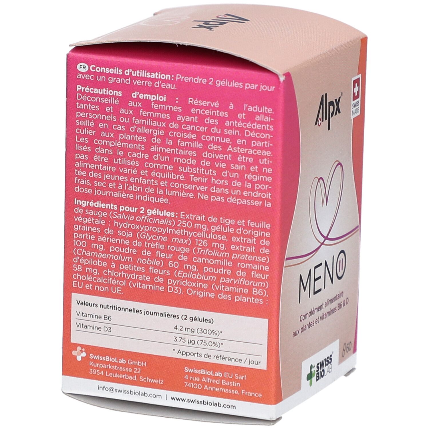 ALPX MENO Pflanzen & Vitamine B6 & D