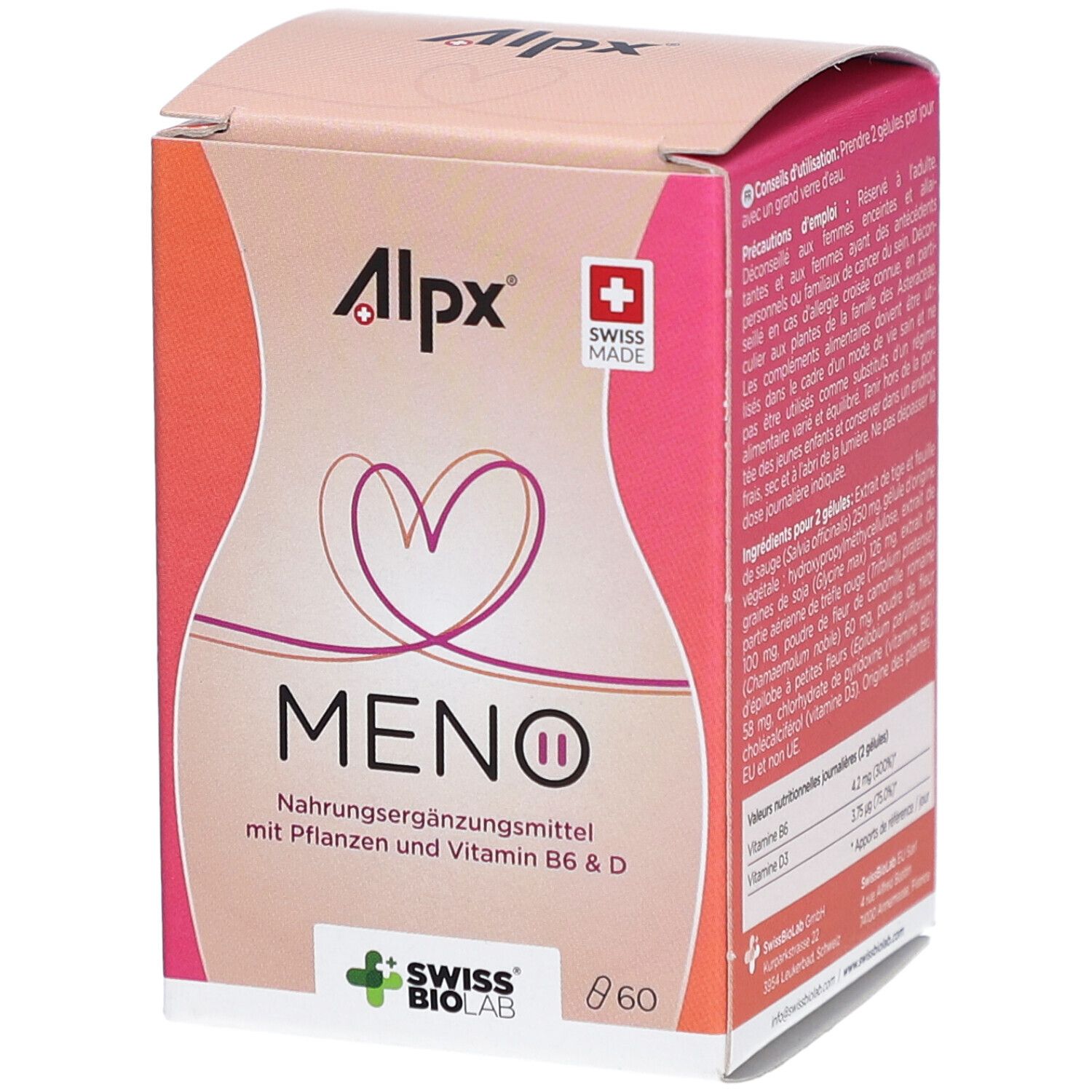 ALPX MENO Pflanzen & Vitamine B6 & D