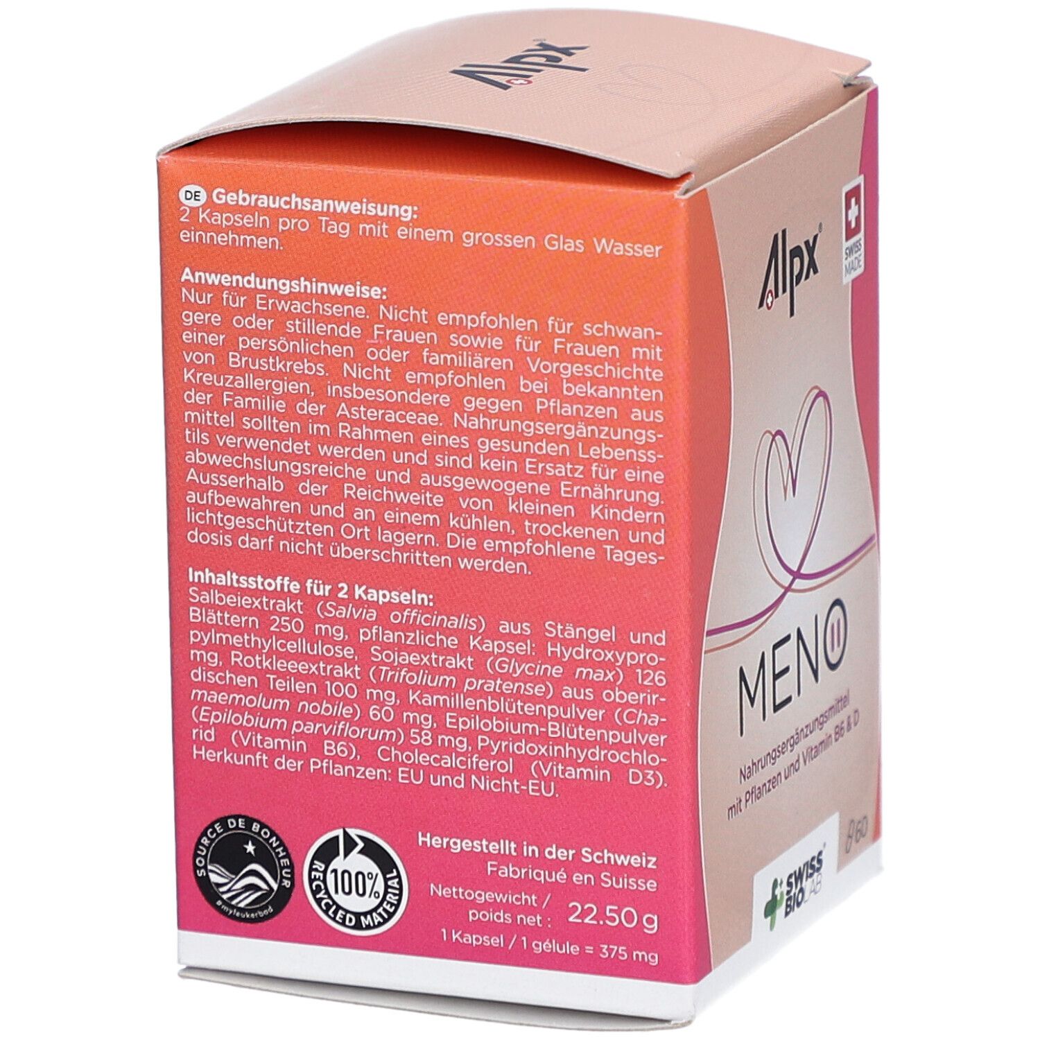ALPX MENO Pflanzen & Vitamine B6 & D
