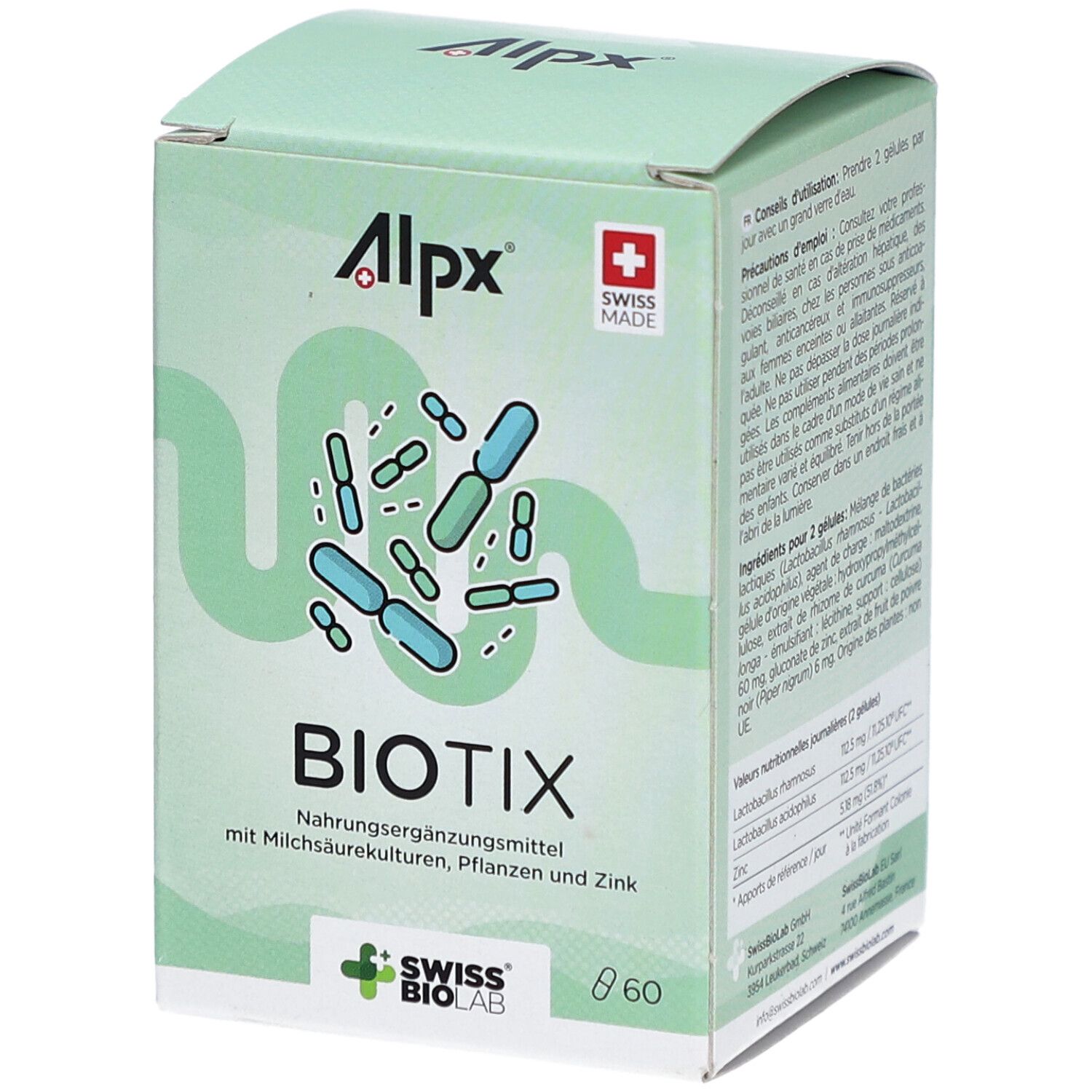 ALPX BioTix Probiotika + Zink & Kurkuma