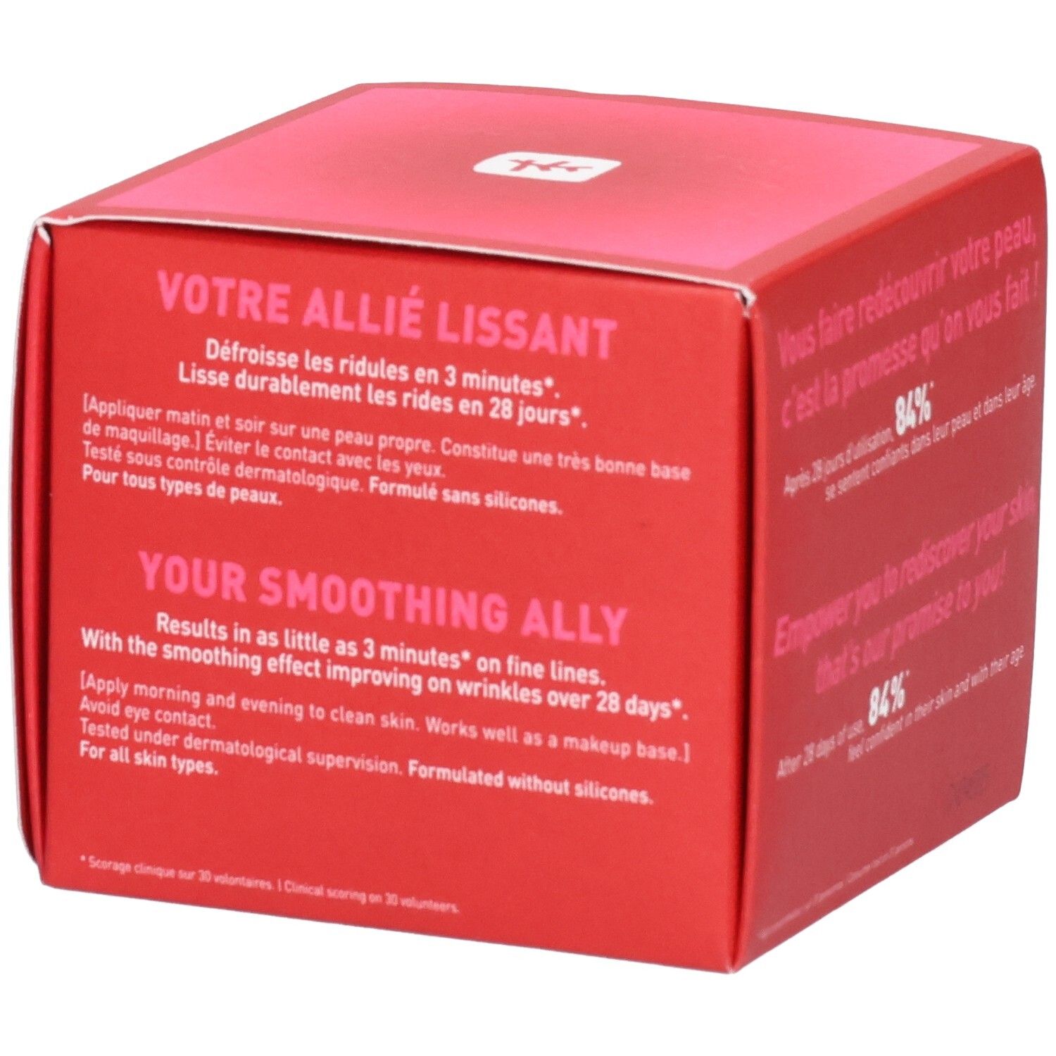 Emballage Erborian Ginseng Power Crème. Effet lissant sur les rides en 3 minutes.