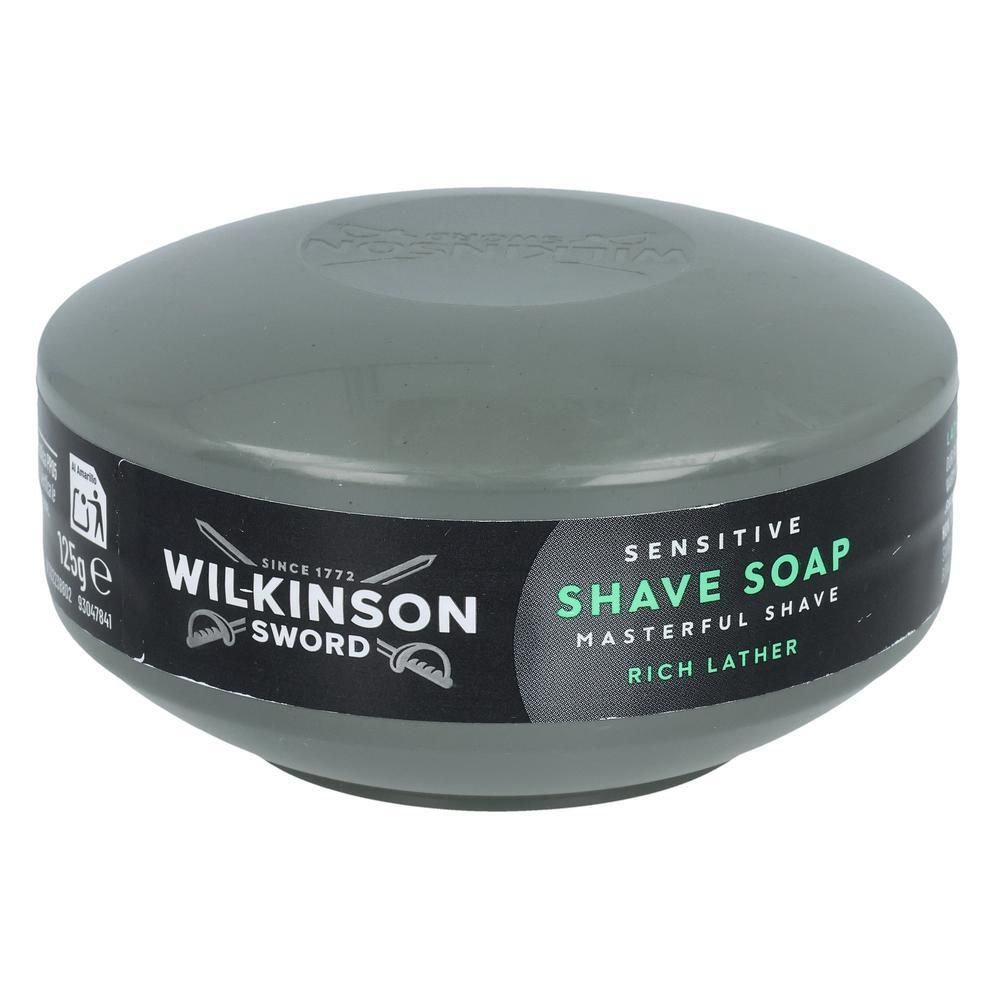 Wilkinson Sword Rasierseife im Tiegel, sensitive, 125g.