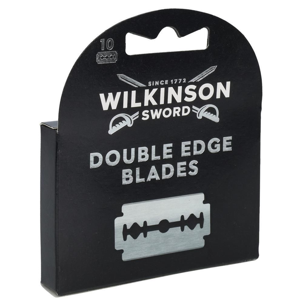 Verpackung mit 10 Wilkinson Sword Double Edge Rasierklingen.