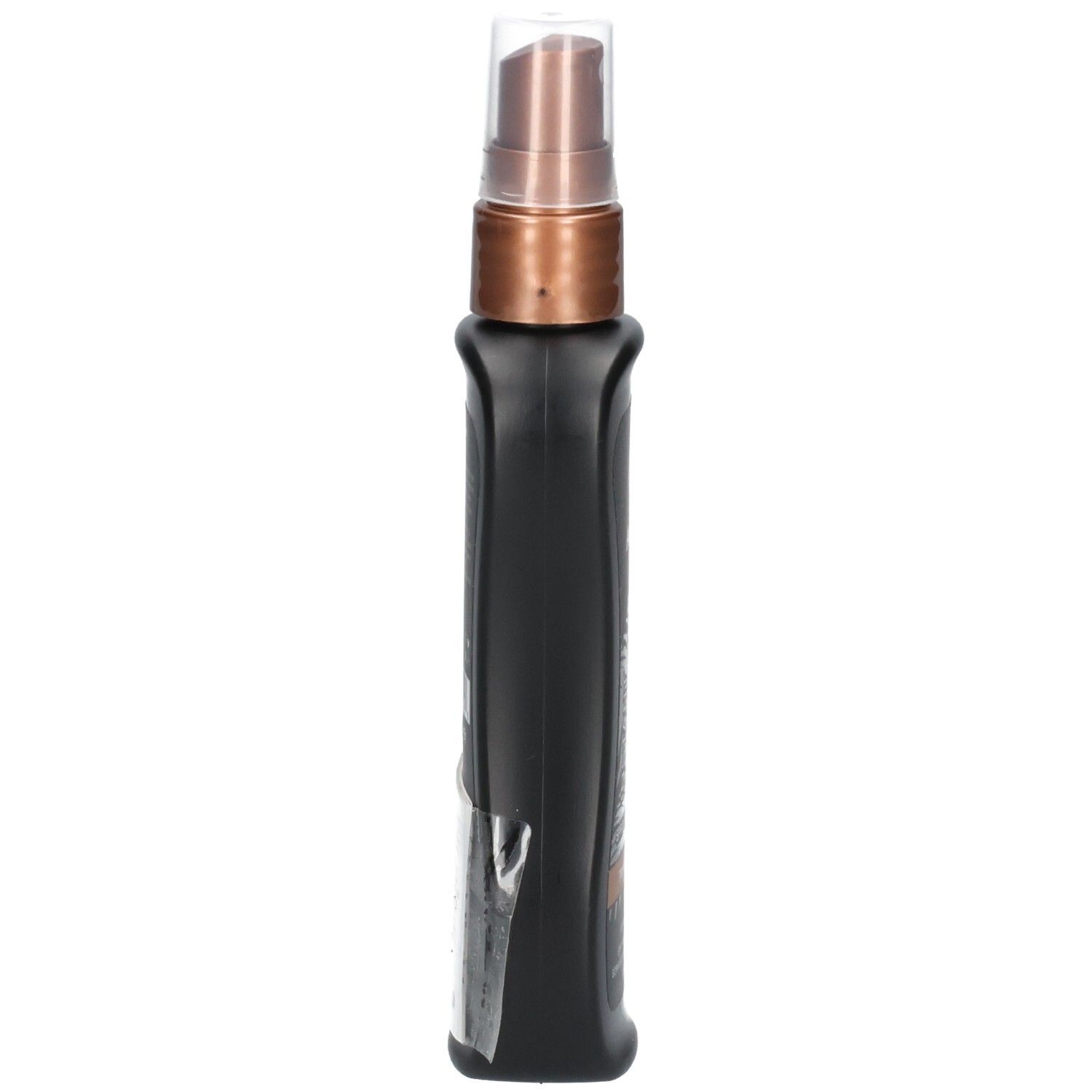 Côté d'un flacon pulvérisateur noir Australian Gold Instant Bronzer SPF 15.