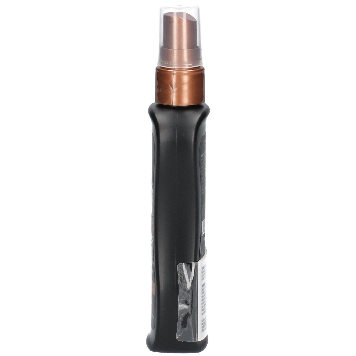 Côté d'un flacon pulvérisateur noir Australian Gold Instant Bronzer SPF 15.