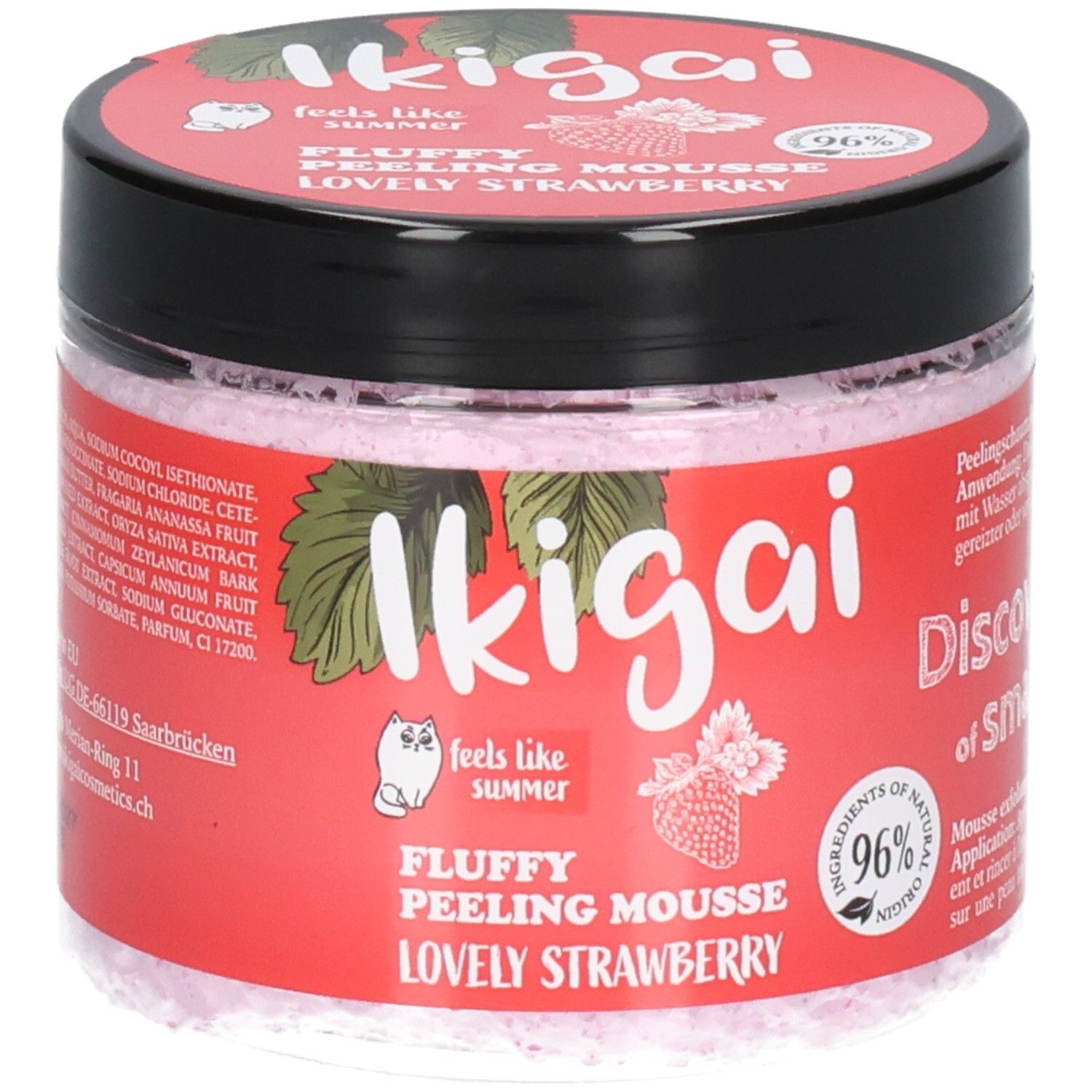 IKIGAI Fluffy Peeling Mousse Lovely Strawb 165 g: product photo
