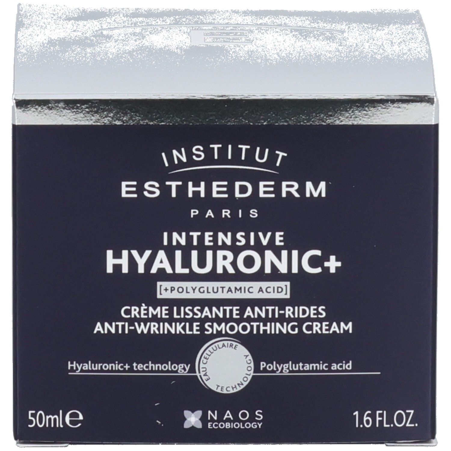 Institut Esthederm Intensive Hyalu+ Crème Lissante Anti-Rides emballage.