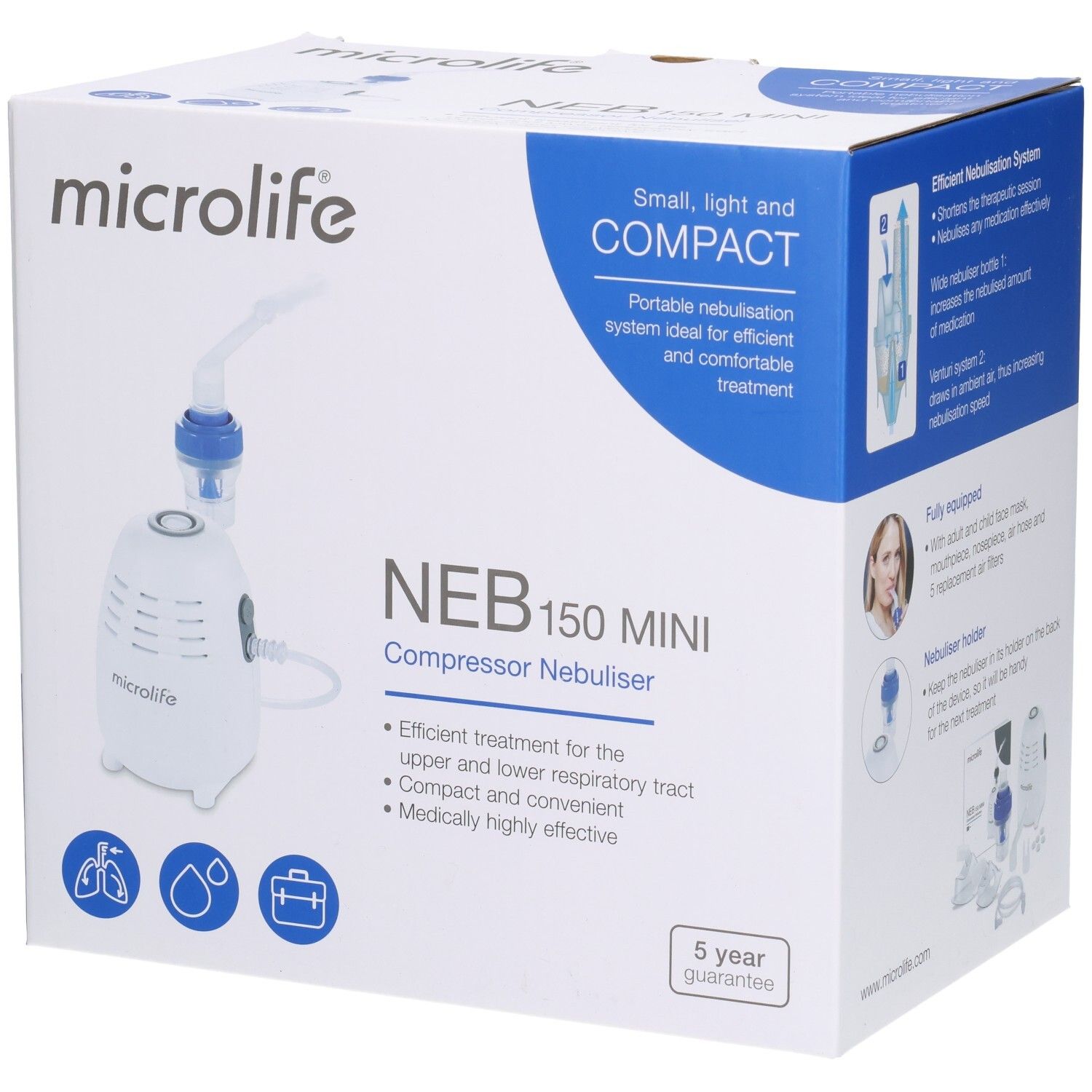Microlife NEB 150 MINI Kompressor-Nebulizer