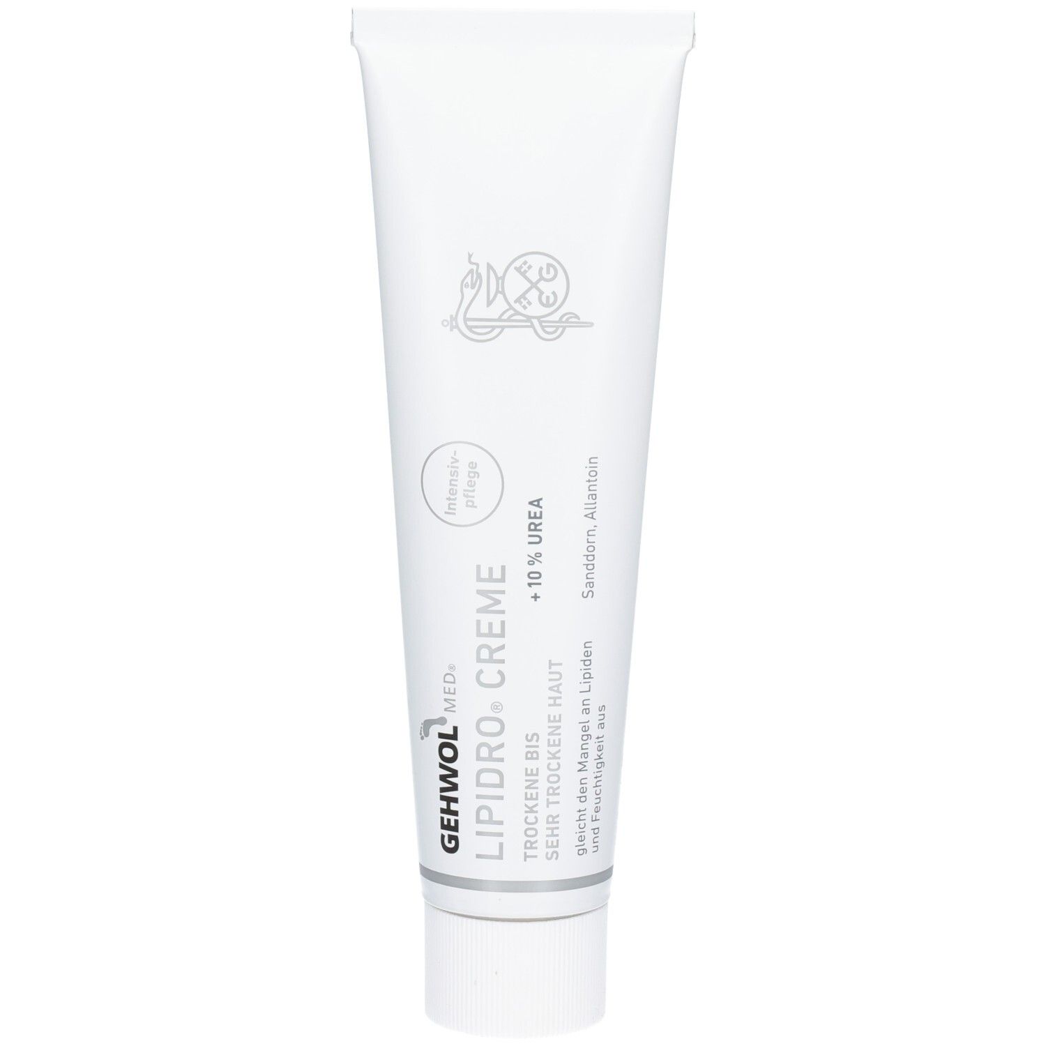 GEHWOL MED Lipidro Creme Tube mit 10% Urea für sehr trockene Haut.