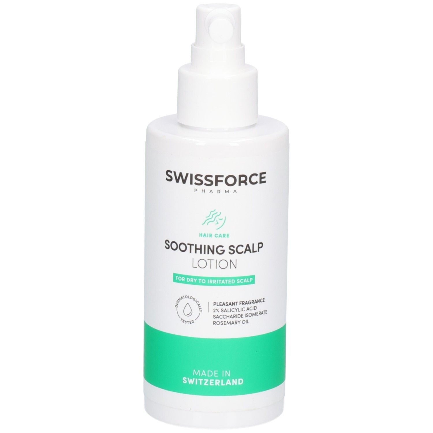 Swissforce Pharma Haar-Pflege beruhigendes Kopfhaut-Lotion, 100ml.