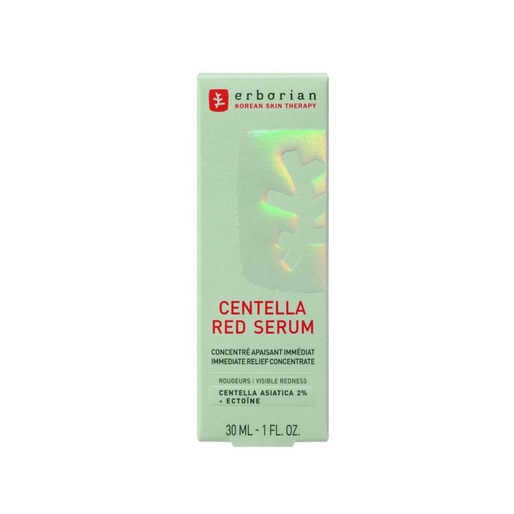 Verpackung des ERBORIAN Centella Red Serum mit Centella Asiatica 2% und Ectoin.