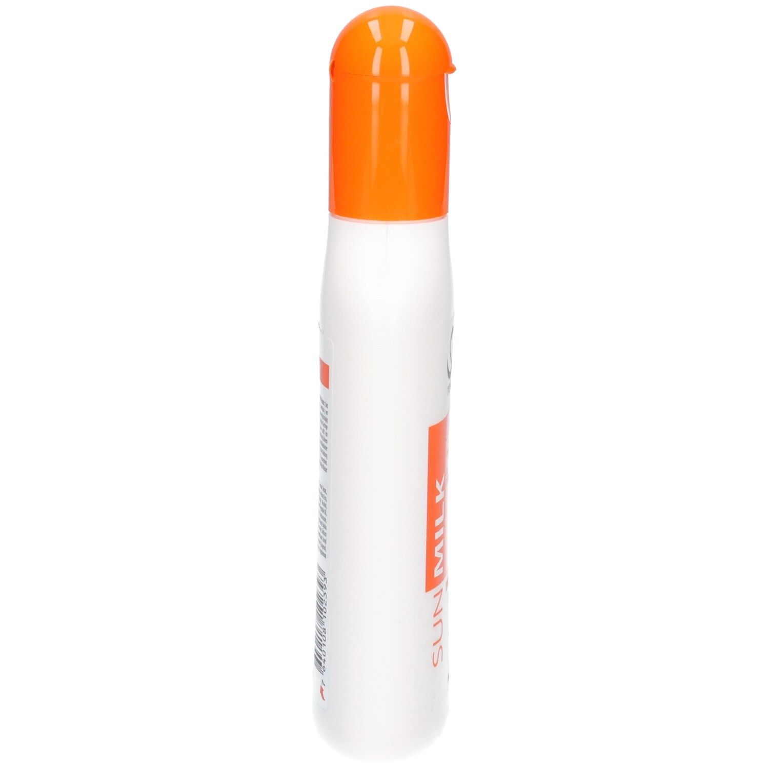 Seitenansicht der Sherpa Tensing Sonnenmilch LSF 30 Flasche.