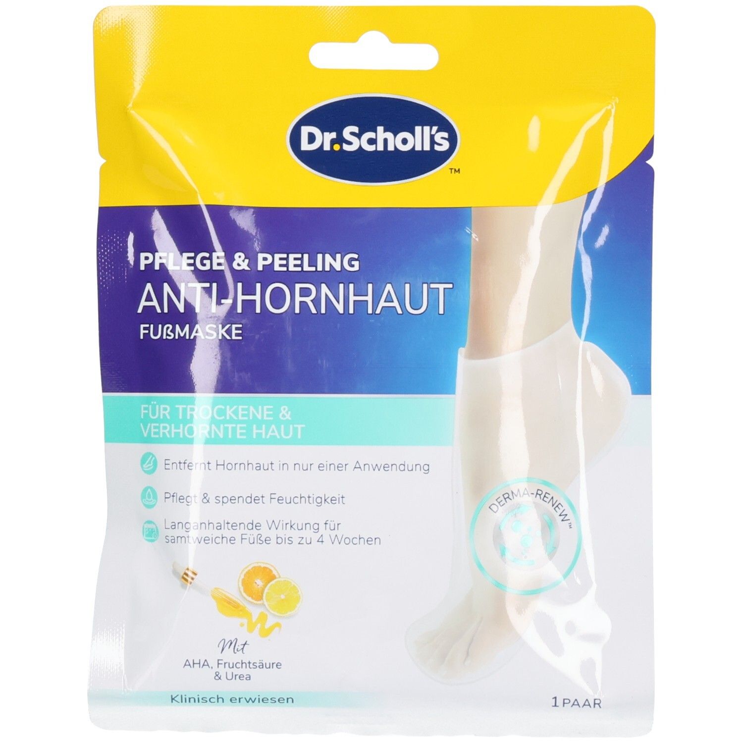 Scholl Dr. Scholl's Fußmaske gegen Hornhaut: Produktbild