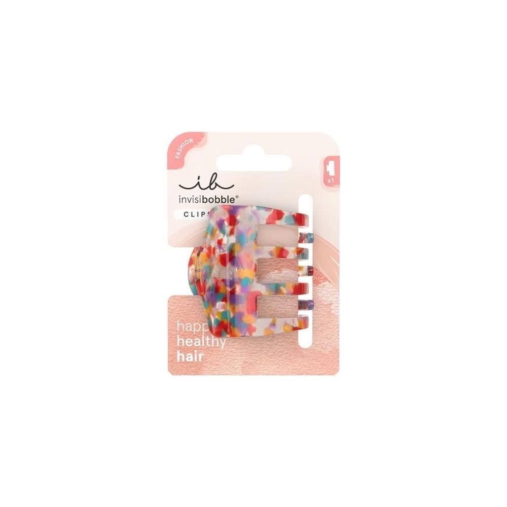 INVISIBOBBLE Clipstar Haarklammer in Confetti Spark Design, verpackt.
