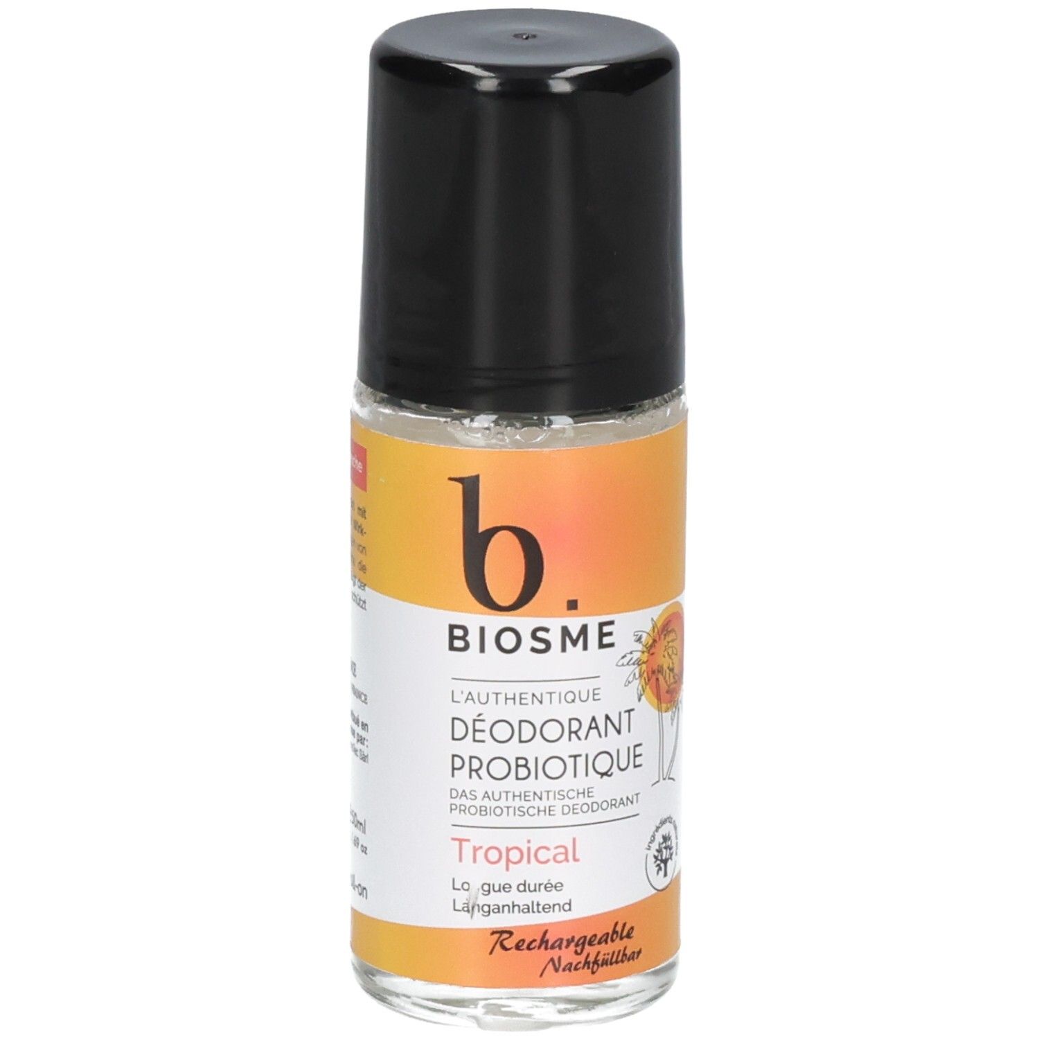 Biosme Probiotisches Deodorant Tropical, Nachfüllbar, 50ml.