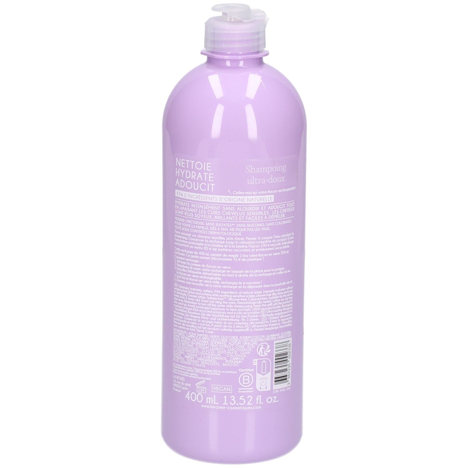 La Rosée Recharge – ultra-mildes Shampoo mit pflanzlichem Keratin