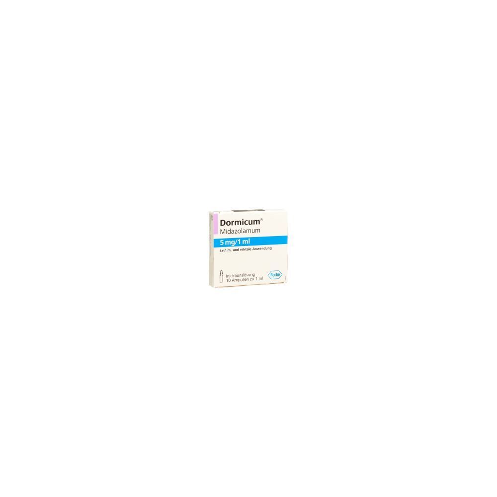 DORMICUM 5 mg/ml i.v., i.m., rektal 10 Amp 1 ml