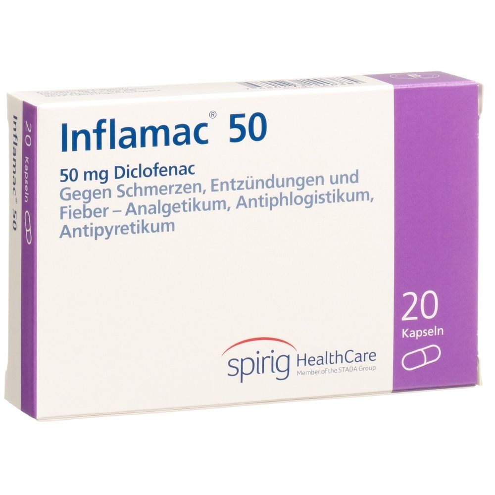 INFLAMAC Kaps 50 mg 20 Stk - Redcare Apotheke