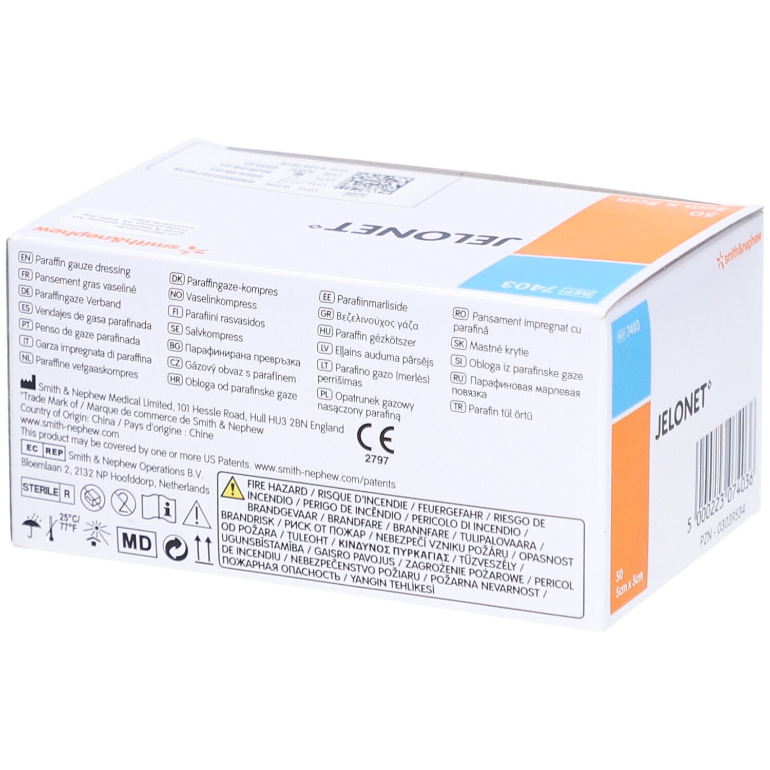 Jelonet 5 cm x 5 cm