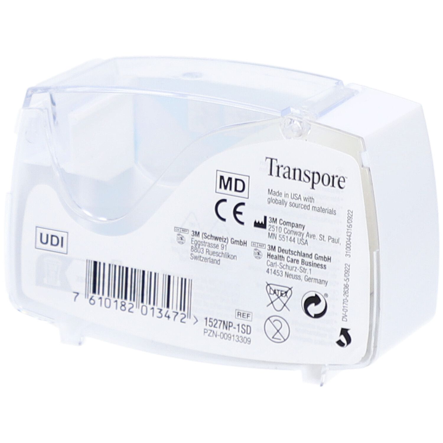 3M TRANSPORE Sparadrap transparent microperforé 2,5 cm x 5 m