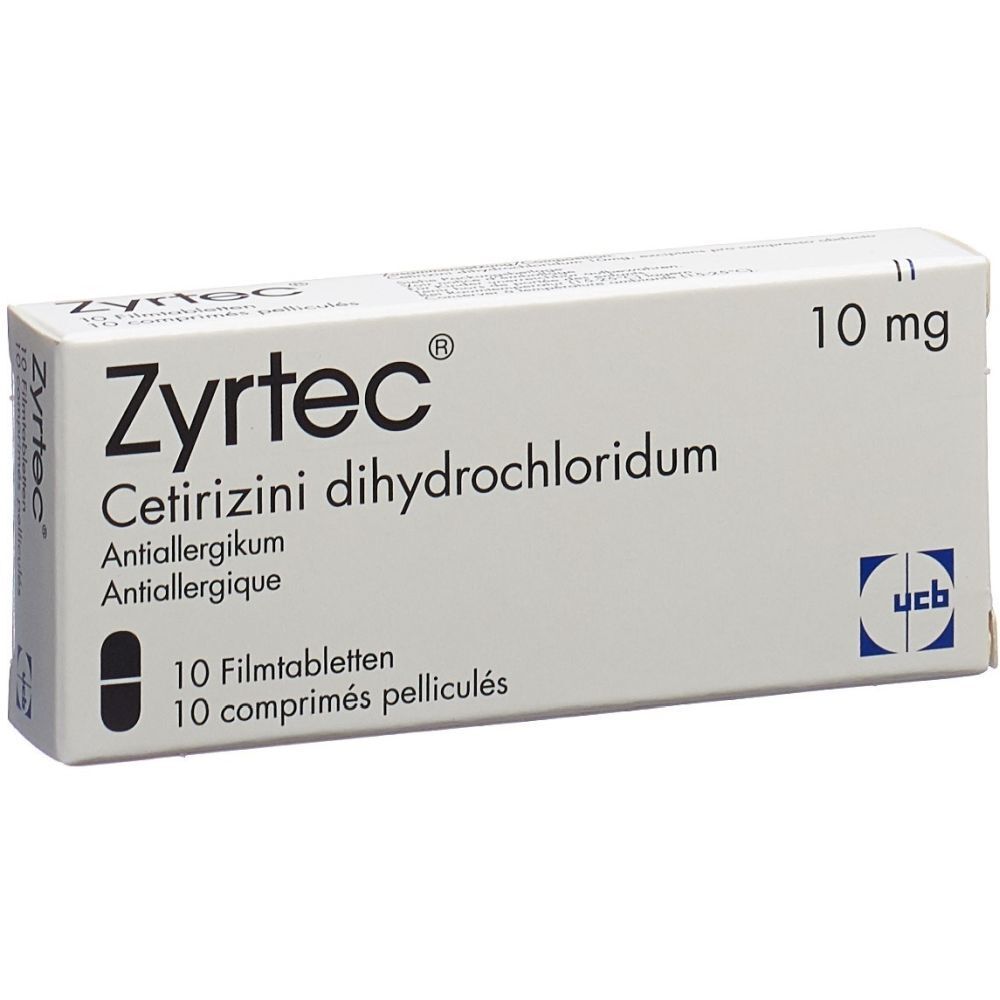 ZYRTEC Filmtabl 10 mg 10 Stk