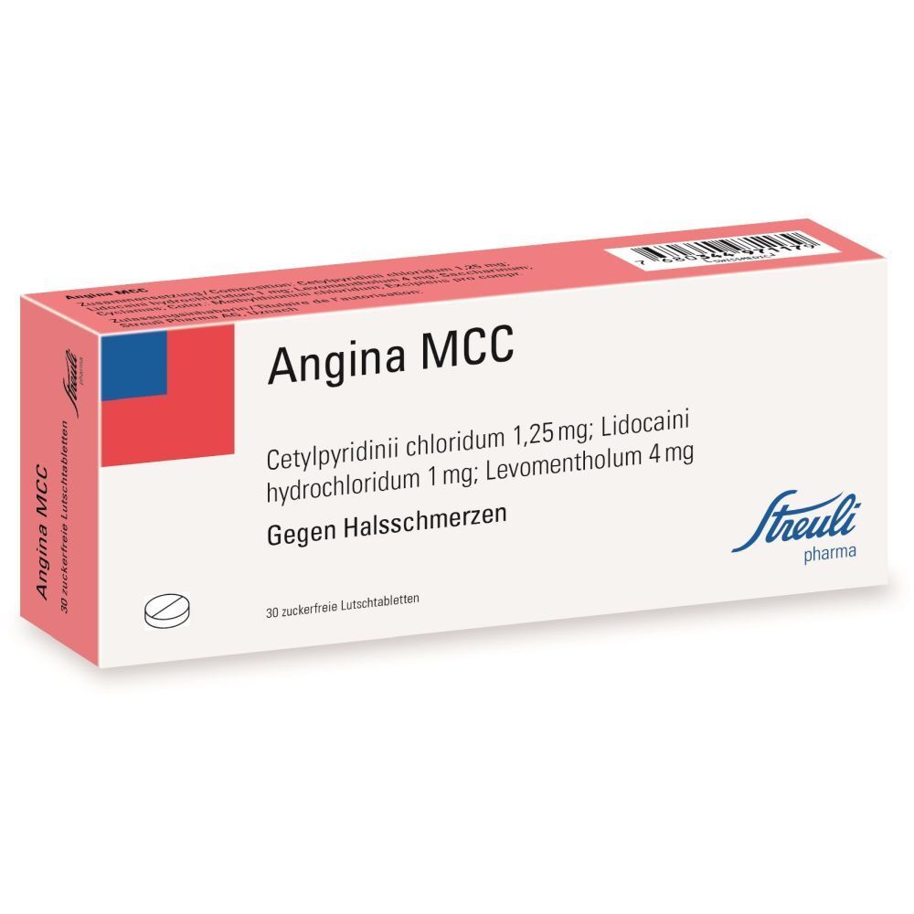 ANGINA MCC Streuli Lutschtabl 30 Stk