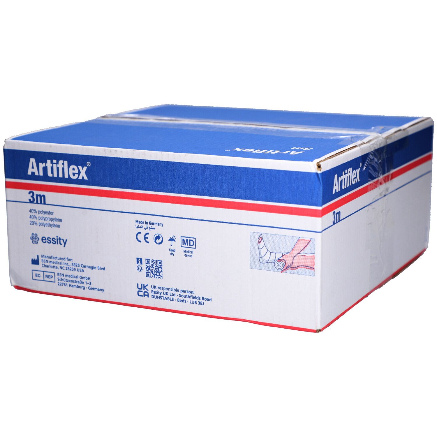 Artiflex® bande de rembourrage hautement gonflée 3 m x 10 cm