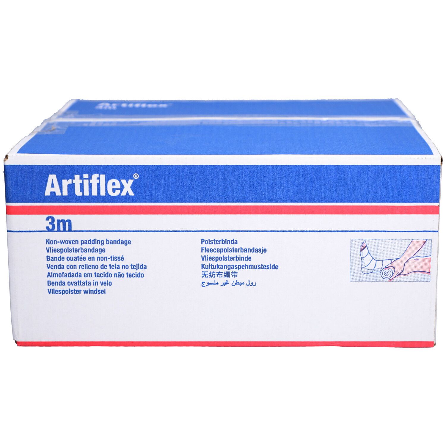 Artiflex® bande de rembourrage hautement gonflée 3 m x 10 cm