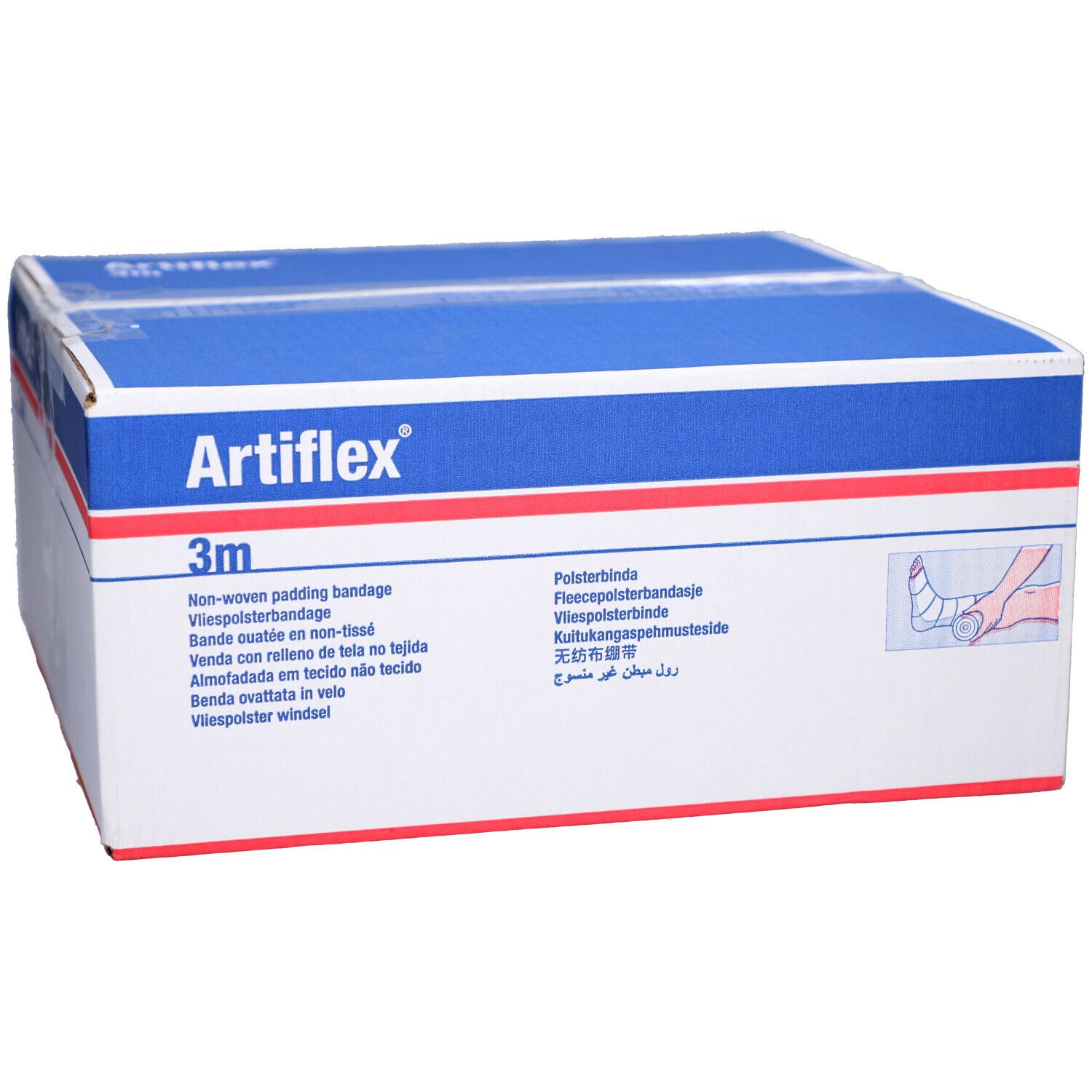 Artiflex® bande de rembourrage hautement gonflée 3 m x 10 cm