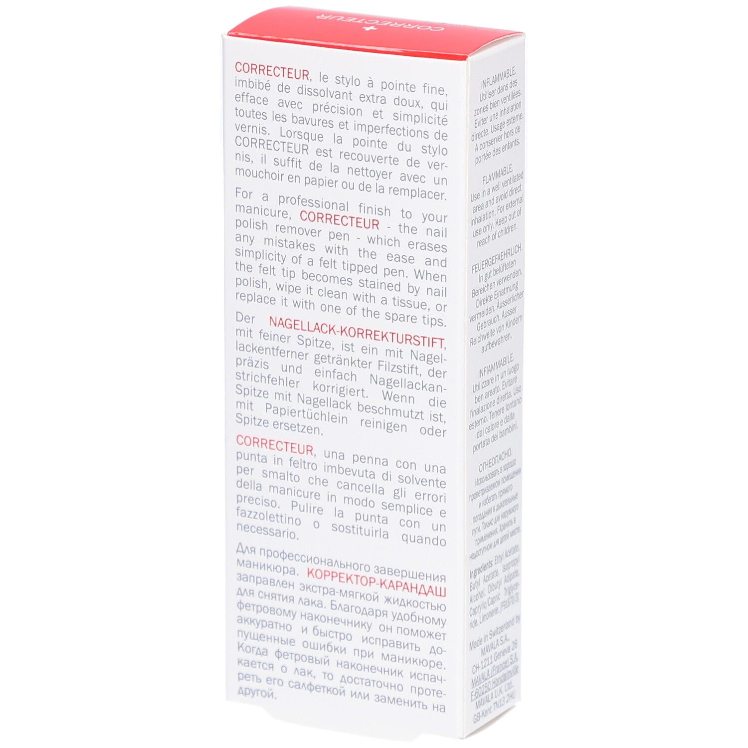 Mavala Correcteur pour vernis à ongles
