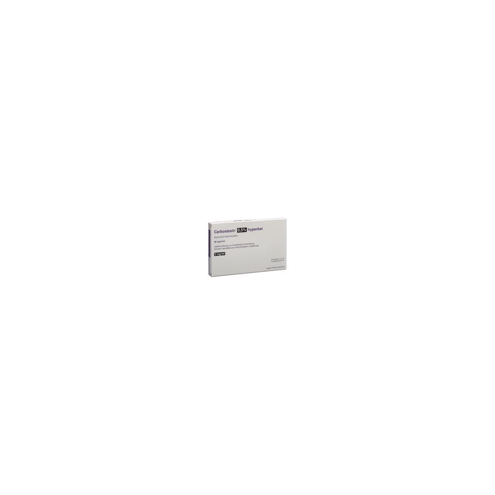 CARBOSTESIN 0.5% hyperbar 20 mg/4ml 5 Amp 4 ml