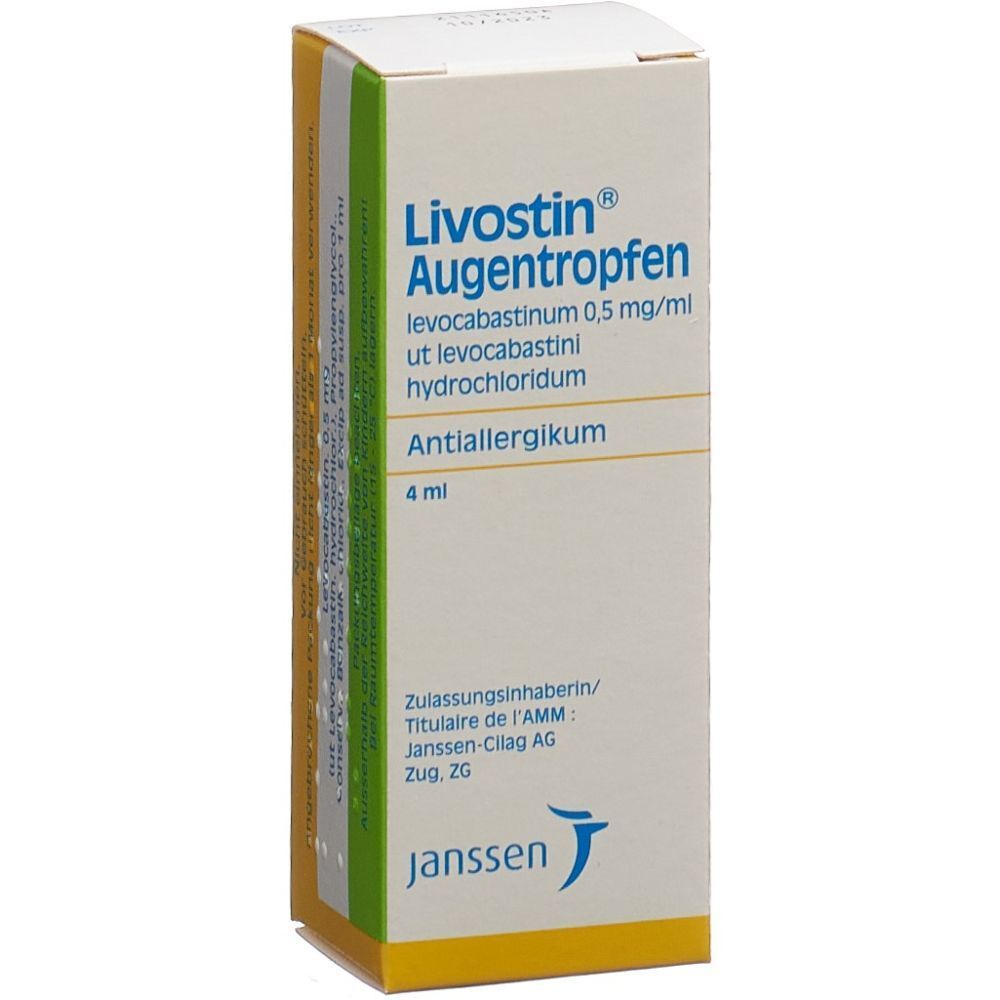 LIVOSTIN Gtt Opht 0.5 mg/ml Fl 4 ml