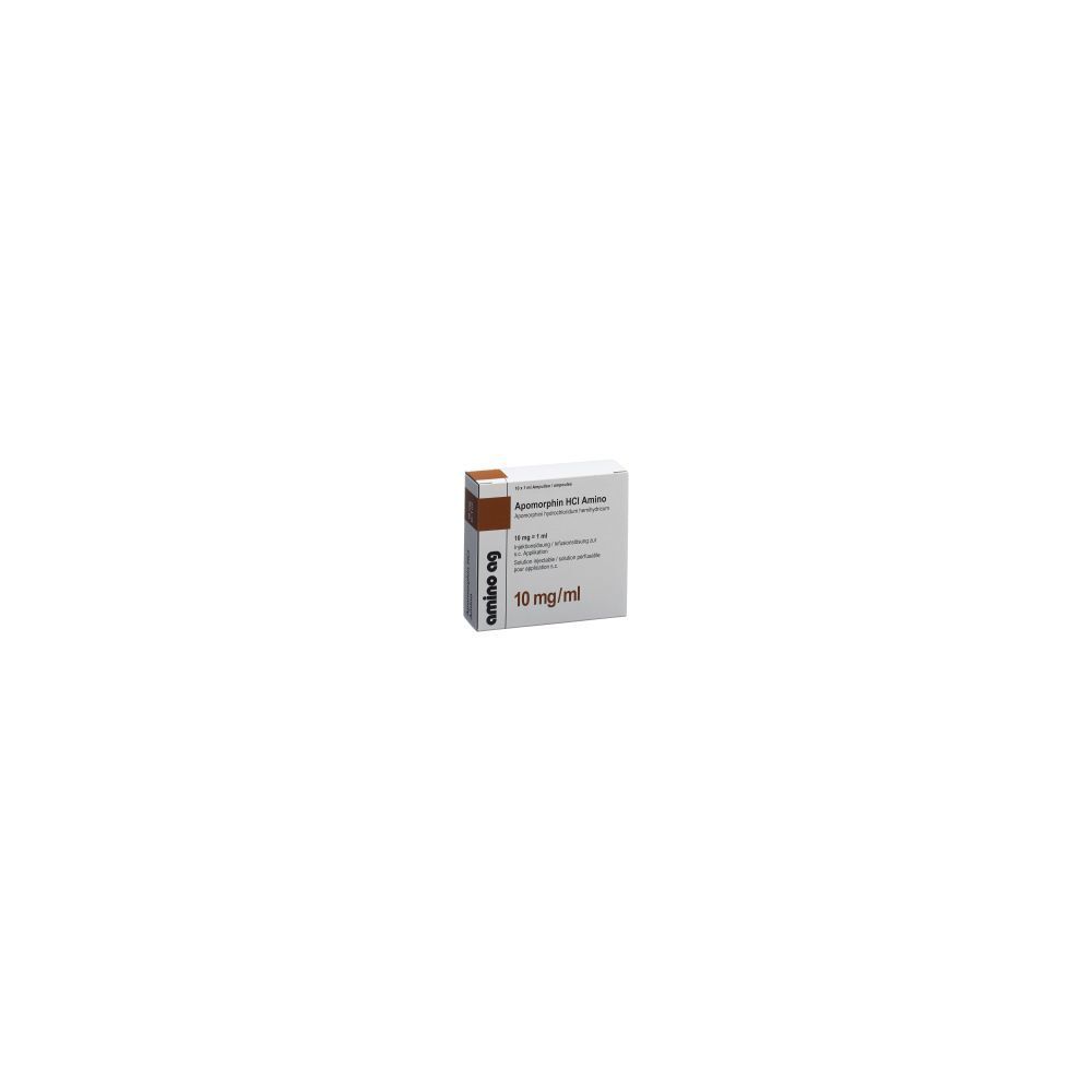 APOMORPHIN HCL Amino 10 mg/ml 10 Amp 1 ml