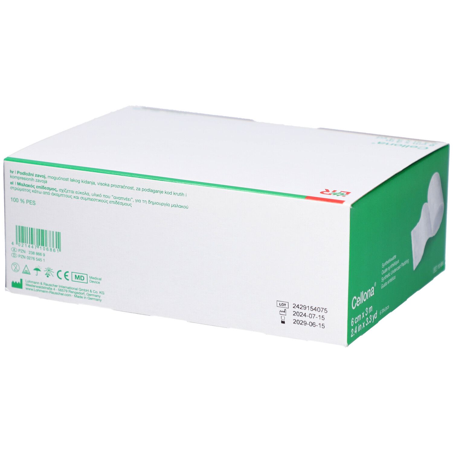 Cellona® Synthetikwatte 6 cm x 3 m